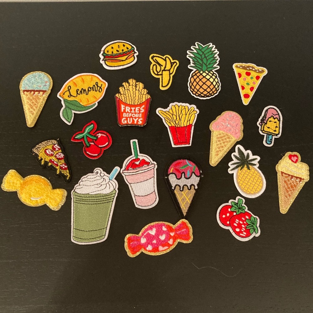 🔹NWOT🔹Food & Candy Iron on Patches